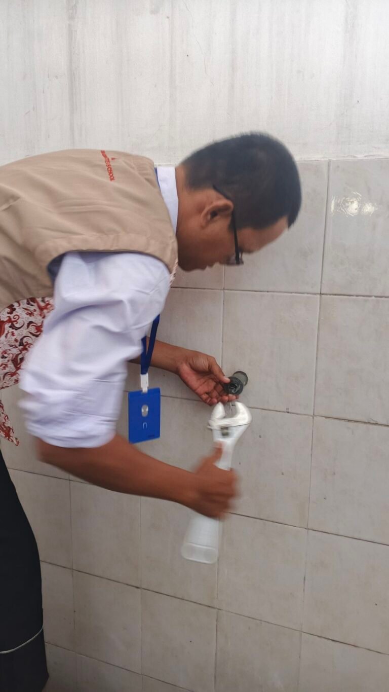 Keran Wudhu Lantai 5 Bocor, Peserta Pelatihan Disnaker Sigap Atasi Insiden